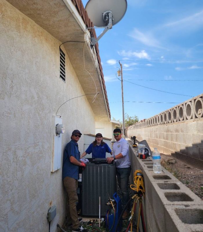 HVAC unit installation